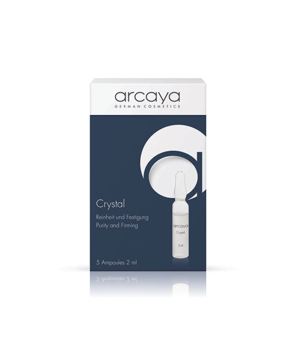 Arcaya-Crystal-Ampoules-00 آمپول غیر تزریقی درخشان کننده پوست کریستال آرکایا 5 عدد - Image 1