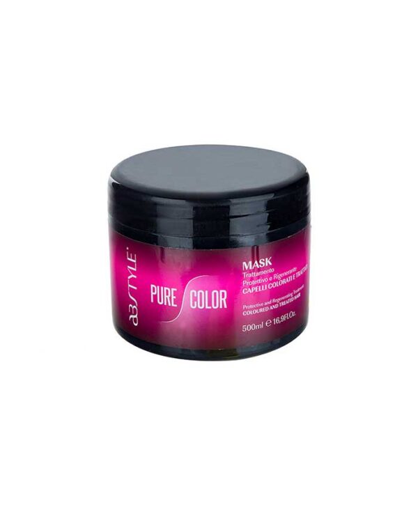 ماسک احیاء کننده و تثبیت‌ کننده‌ موهای رنگ‌ شده پیور کالر ای‌ بی‌ استایل حجم 500 میلی‌ لیتر - Image 1