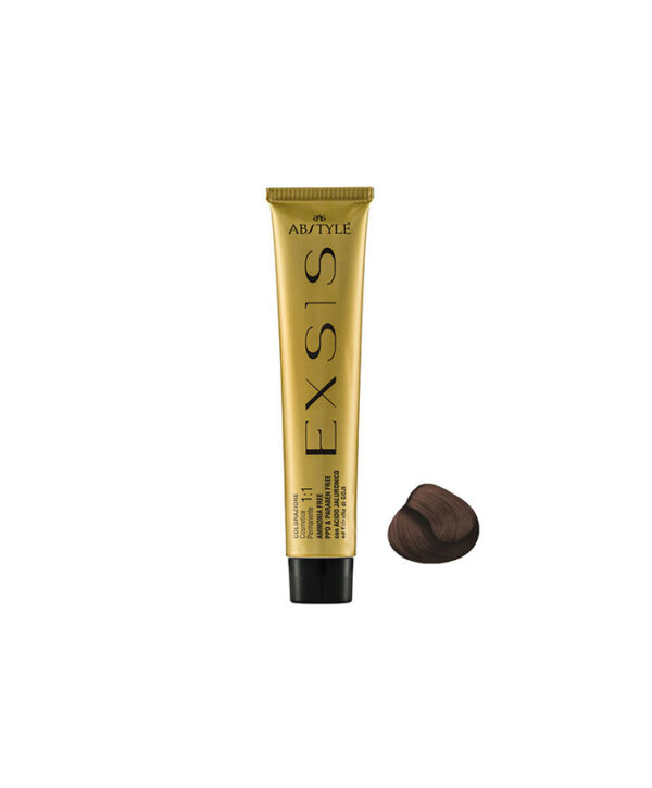 Ab Style Exsis Chocolate Hair Color No 8.7 رنگ مو بدون آمونیاک طیف شکلاتی اکسیس ای بی استایل رنگ بلوند شکلاتی روشن شماره 8.7 - Image 1