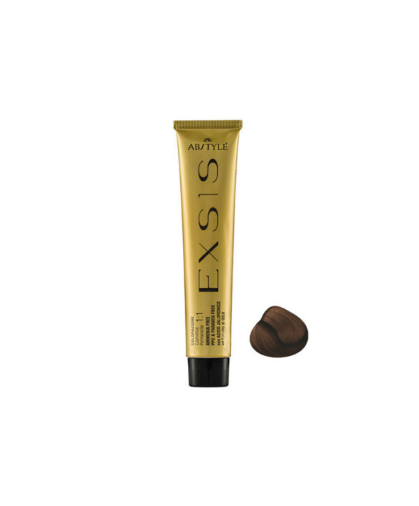 Ab Style Exsis Sensual Sand Hair Color No 7.73 رنگ مو بدون آمونیاک طیف شنی اکسیس ای بی استایل رنگ بلوند طلائی شنی شماره 7.73 - Image 1