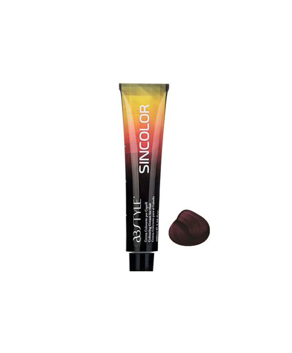 Ab Style Sin Color Violet Hair Color No. 6.20 رنگ مو طیف بنفش سری سین کالر ای بی استایل رنگ بلوند قرمز بنفش تیره شماره 6.20 - Image 1