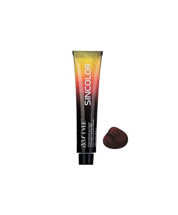 رنگ مو گروه اکسترا سری سین‌ کالر ای بی استایل رنگ قهوه‌ ای ارتعاشی ـ قرمز روشن شماره 55.66 - Image 1