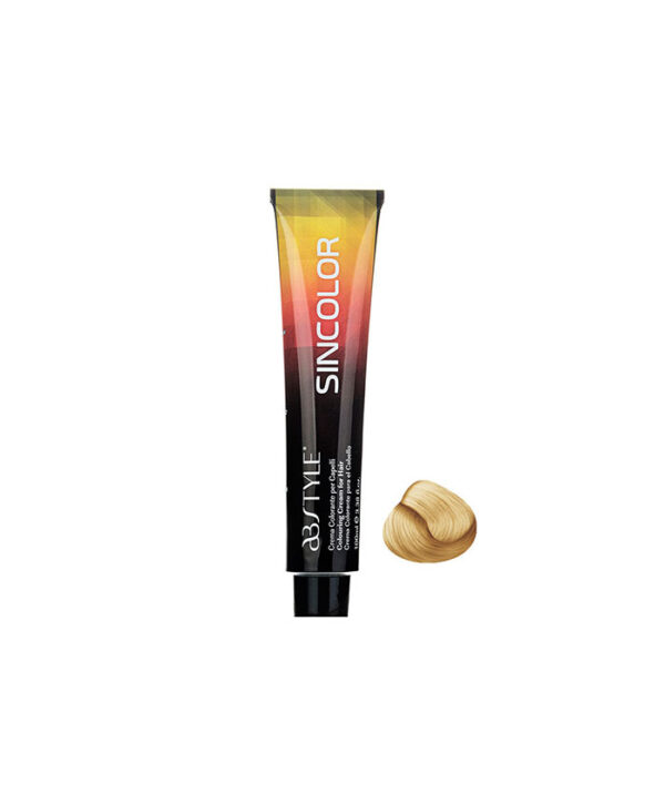 رنگ مو طیف روشن کننده سری سین‌ کالر ای بی استایل رنگ بلوند یخی طلائی شماره 12.03 - Image 1