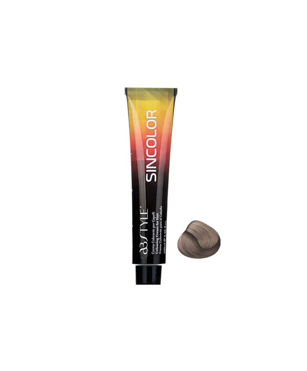 Ab Style Sincolor Ash Hair Color No 8.1 رنگ مو طیف دودی سری سین کالر ای بی استایل رنگ بلوند دودی روشن شماره 8.1 - Image 1