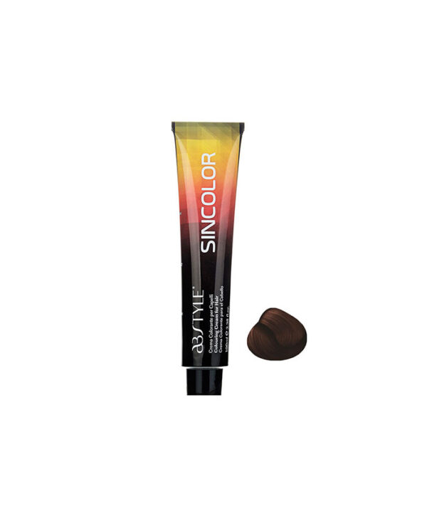 رنگ مو طیف قهوه ای مدیترانه ای سری سین‌ کالر ای بی استایل رنگ بلوند ماهاگونی طلائی تیره شماره 6.53 - Image 1