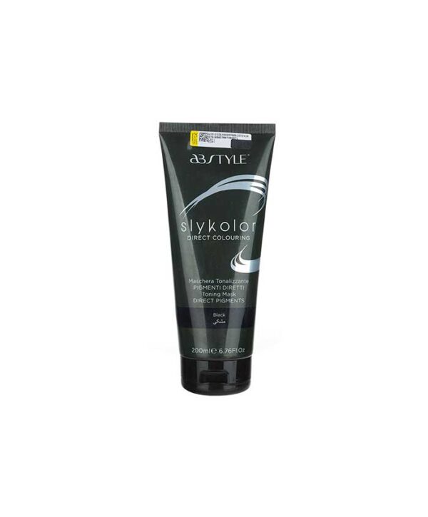 Ab Style Slykolor Black Hair Color Mask ماسک رنگ مو بدون آمونیاک اسلای کلر ای بی استایل رنگ مشکی حجم 200 میلی لیتر - Image 1