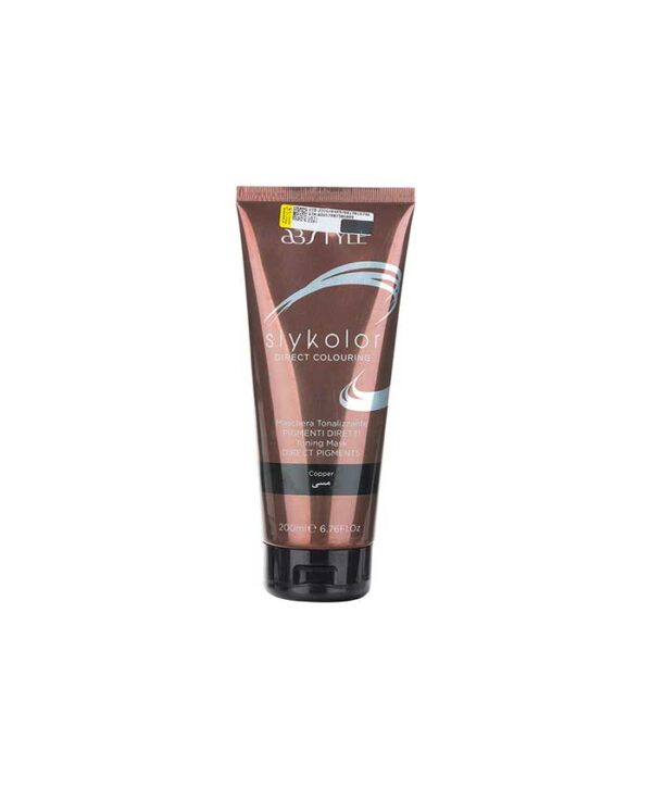 Ab Style Slykolor Copper Hair Color Mask ماسک رنگ مو بدون آمونیاک اسلای کلر ای بی استایل رنگ مسی حجم 200 میلی لیتر - Image 1