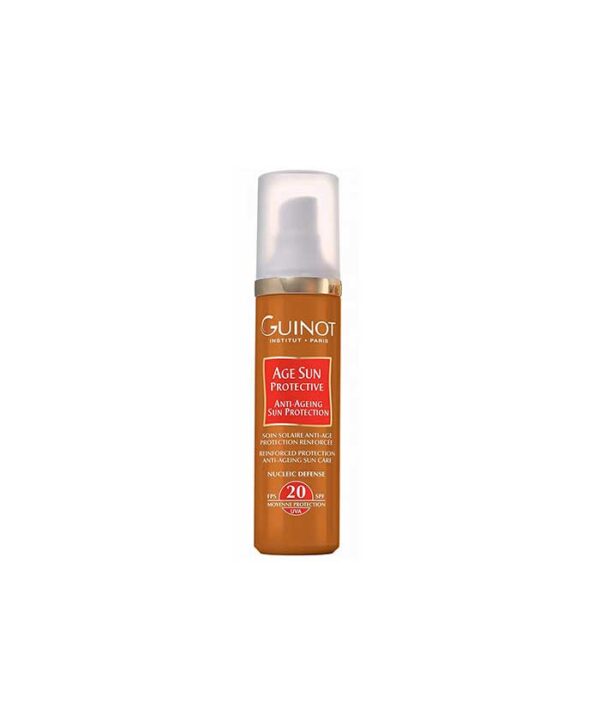 Guinot-Age-Sun-Protective-SPF20-50ml کرم ضد آفتاب ایج سان پروتکتیو SPF20 گینو حجم 50 میلی لیتر - Image 1