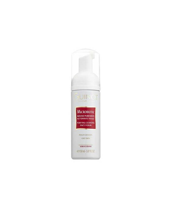 Guinot-Microbiotic-Purifying-Cleansing-Foam-150ml موس (فوم) میکروبیوتیک گینو حجم 150 میلی لیتر - Image 1