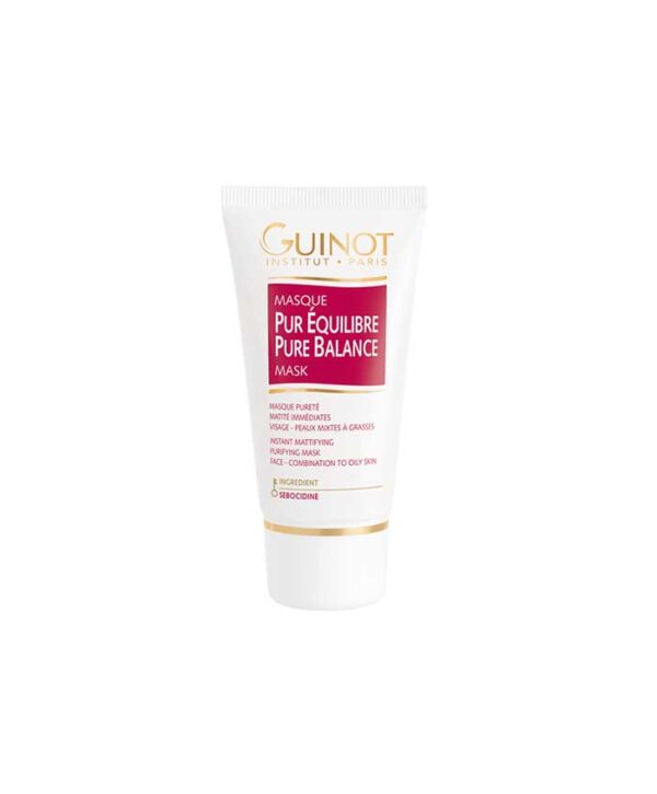 Guinot-Pure-Balance-Mask-50ml ماسک پاکسازی کننده و مات کننده پیورا کلییر گینو حجم 50 میلی لیتر - Image 1