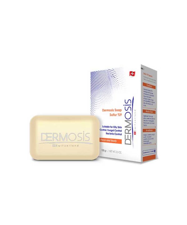 صابون گوگرد 9% مناسب پوست چرب درموسیس حجم 100 گرم - Image 1