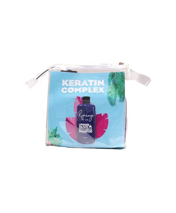 پک مراقبت از مو کراتین کمپلکس با کیف و حوله رومنزو - Image 2