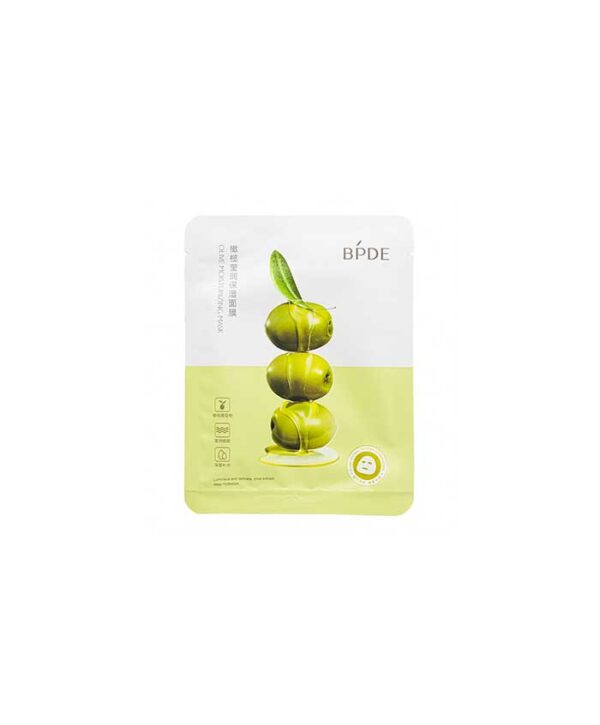 ماسک ورقه ای مرطوب کننده صورت زیتون بی پی دی ای حجم 25 گرم - Image 1