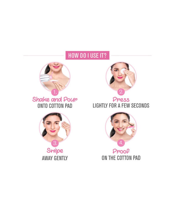 محلول پاک کننده آرایش صورت، چشم و لب (میسلارواتر) گل رز گارنیر حجم 400 میلی‌ لیتر - Image 2