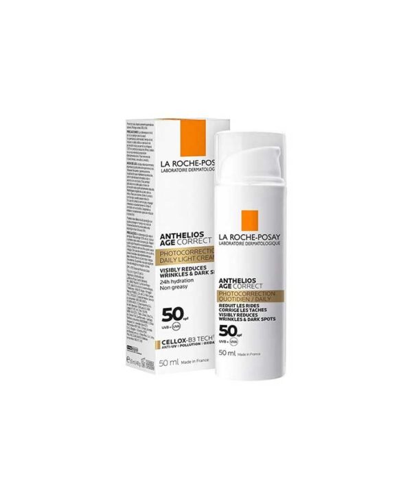 کرم ضد آفتاب و اصلاح کننده علائم  پیر پوستی SPF50 آنتلیوس لاروش پوزی حجم 50 میلی‌ لیتر - Image 2
