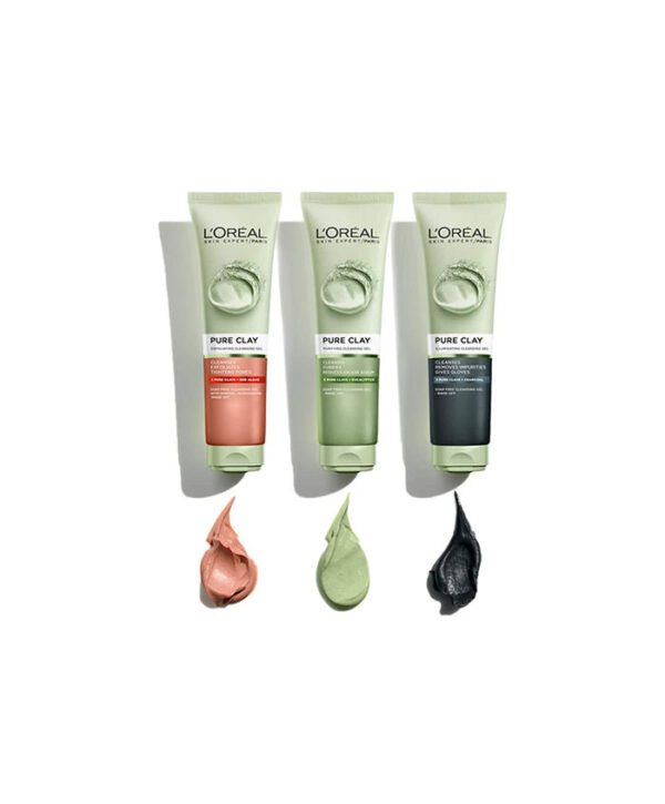 ژل شوینده روزانه صورت حاوی خاک رس خالص و ذغال لورآل حجم 150 میلی‌ لیتر - Image 2