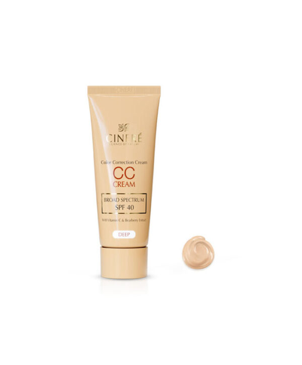 سی سی کرم (کرم پودر متعادل کننده رنگ پوست) رنگ تیره سینره | حجم 40 میلی‌لیتر