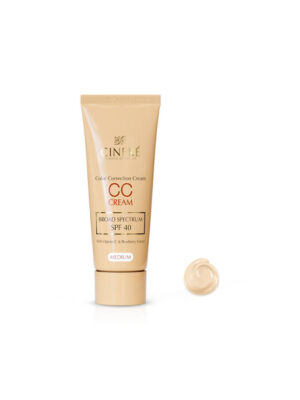 سی سی کرم (کرم پودر متعادل کننده رنگ پوست) رنگ متوسط سینره | حجم 40 میلی‌لیتر (کپی)