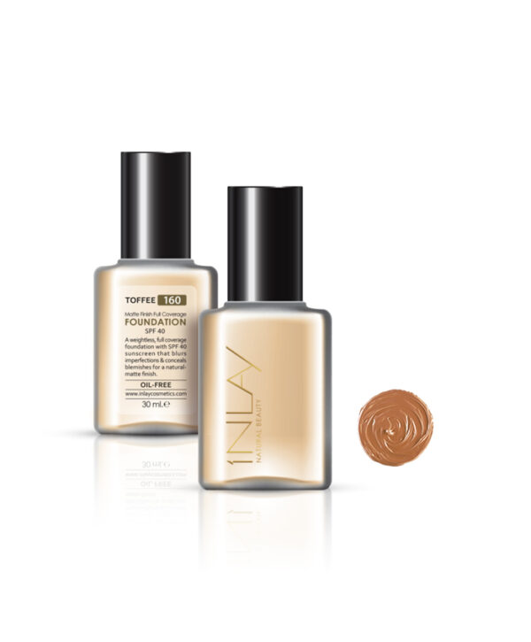 کرم پودر مات کننده با پوشانندگی بالا SPF40 شماره 160 این‌ لی حجم 30 میلی لیتر - Image 1