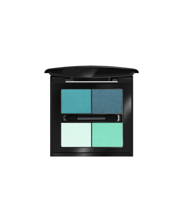 Inlay Soft Touch Eyeshadow Vivid Blue 050 سایه چشم 4 رنگ 050 اینلی