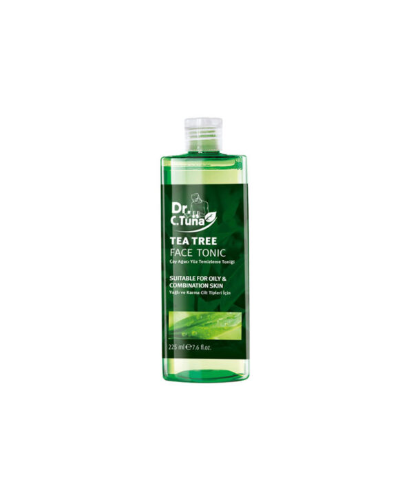 تونر صورت پوست چرب درخت چای دکتر سی تونا | حجم 225 میلی‌لیتر
